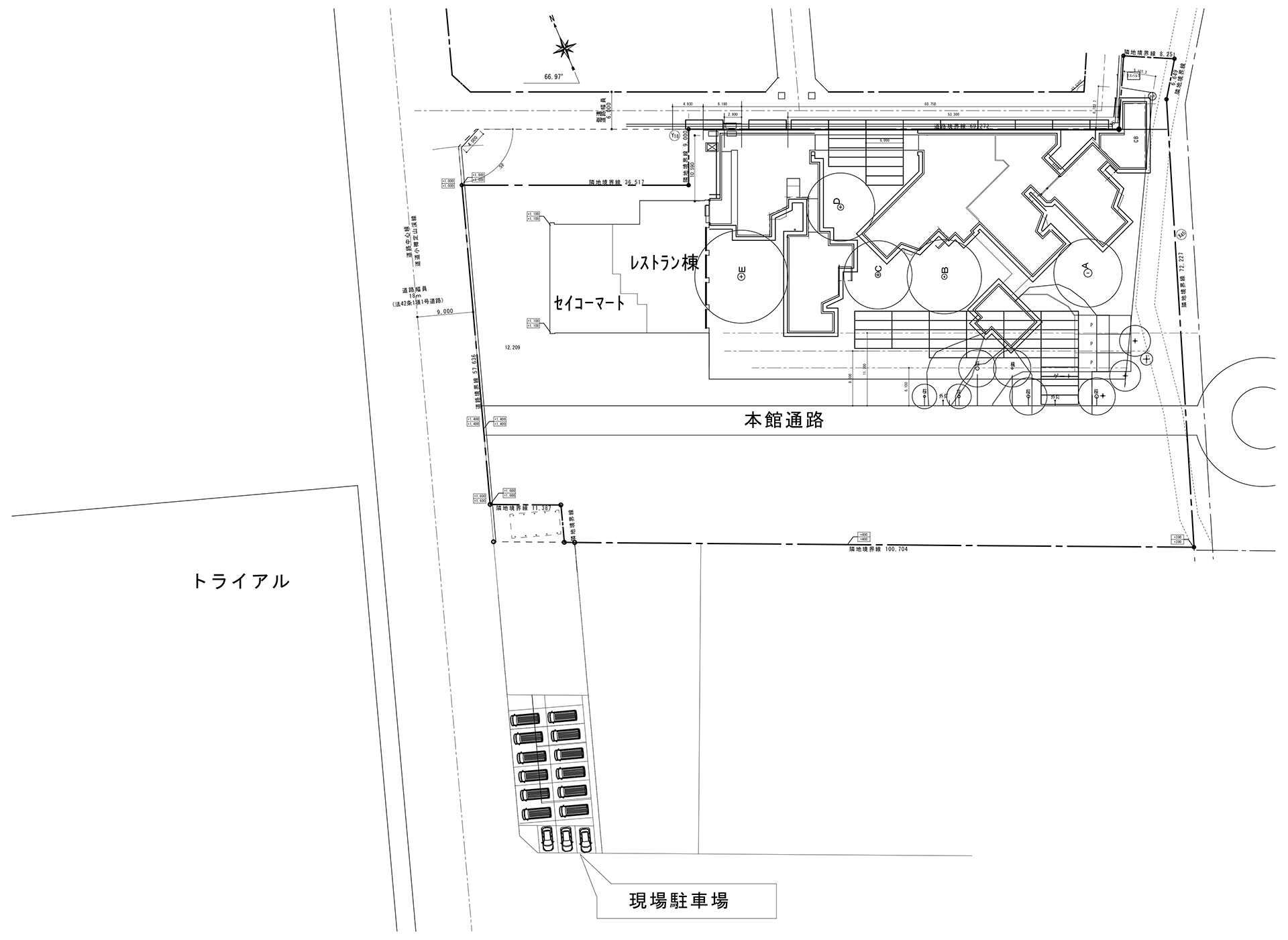 敷地配置図